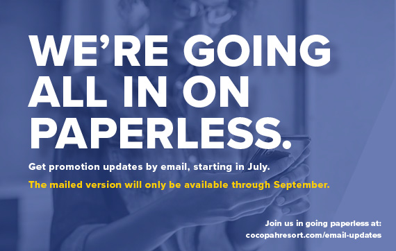 We're going all in on paperless.