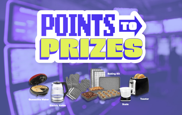 points to prizes in march
